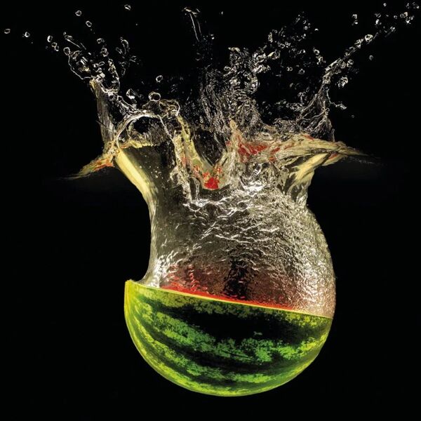 inspire stampa su vetro watermelon splash 20x20 cm