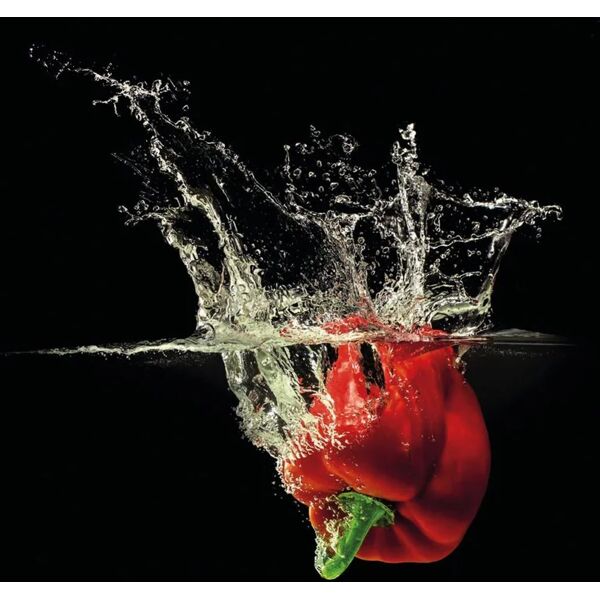 inspire stampa su vetro red pepper splash 20x20 cm