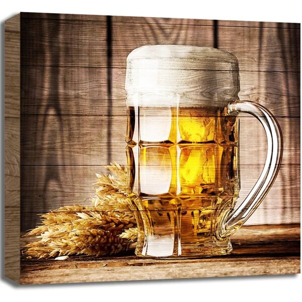 inspire stampa su legno birra 30x30 cm