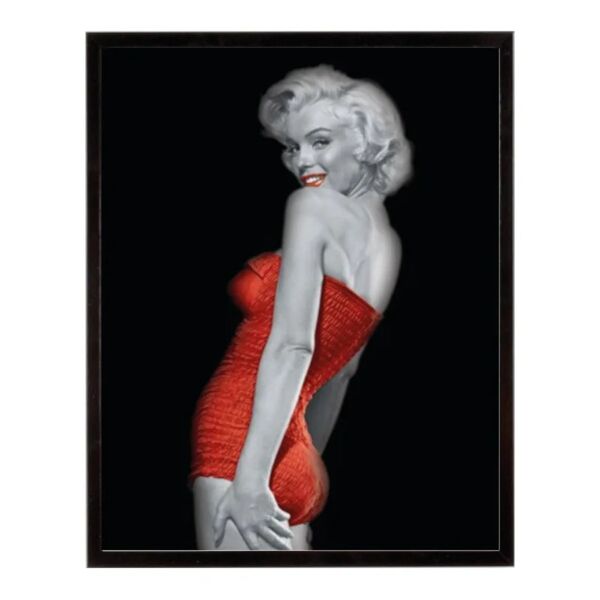 leroy merlin stampa incorniciata lady in red i 40.7 x 50.7 cm