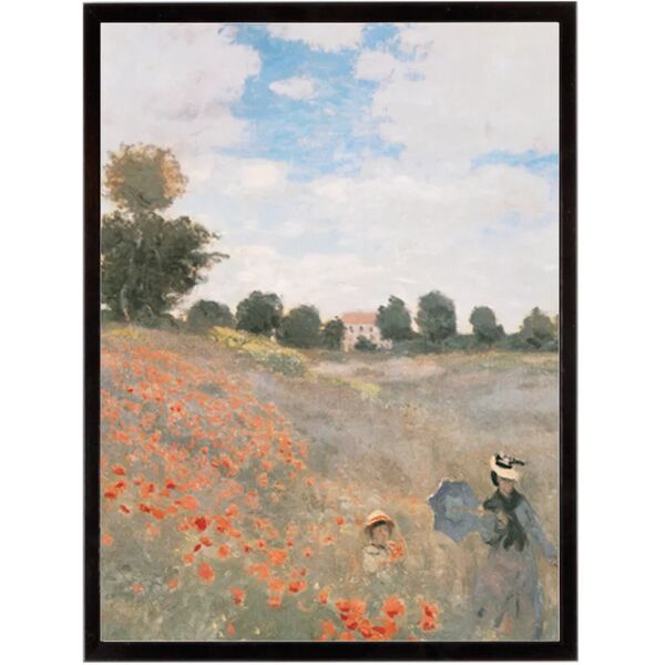 leroy merlin stampa incorniciata the poppyf, monet 30.7 x 40.7 cm