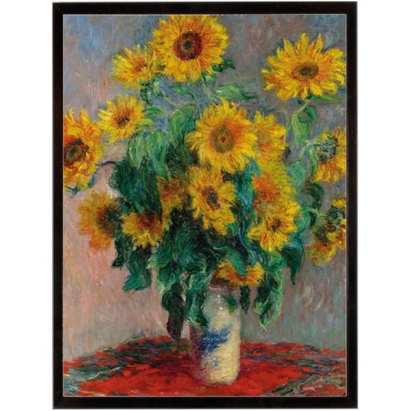 leroy merlin stampa incorniciata bouq of sun monet 30.7 x 40.7 cm