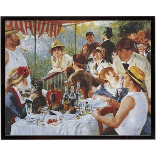 leroy merlin stampa incorniciata lunch.of the boat renoir 40.7 x 50.7 cm