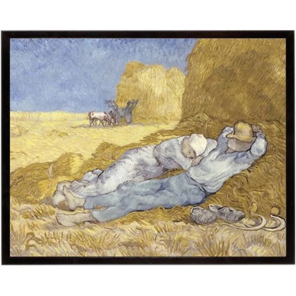 leroy merlin stampa incorniciata the siesta van gogh 40.7 x 50.7 cm