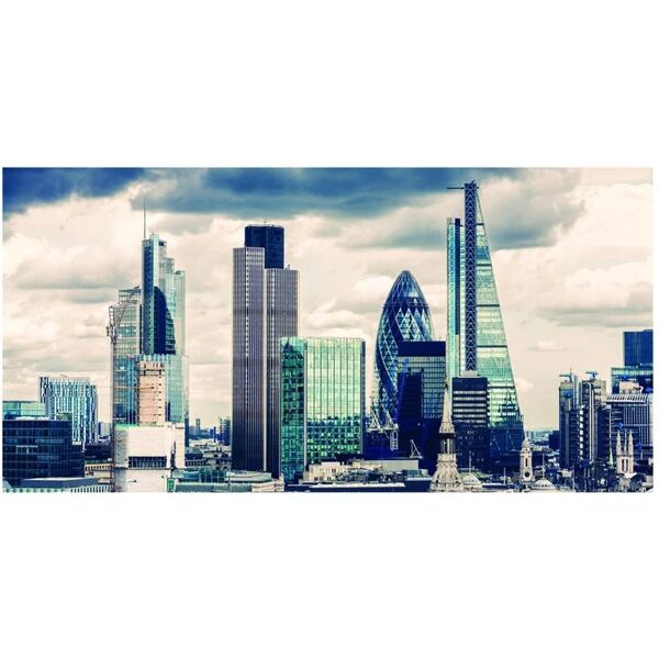 inspire stampa su tela london skyline 100x50 cm