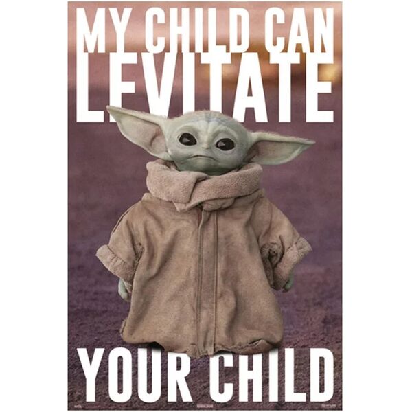 leroy merlin poster baby yoda 61x91.5 cm