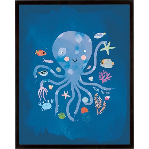 leroy merlin stampa incorniciata ocean friends 42 x 52 cm