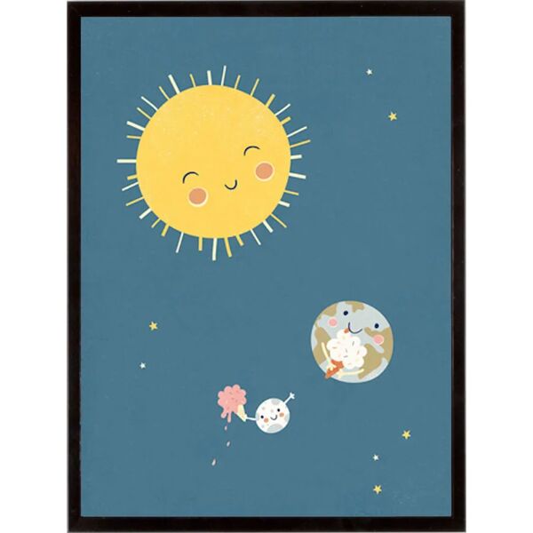 leroy merlin stampa incorniciata solar sundae 42 x 52 cm