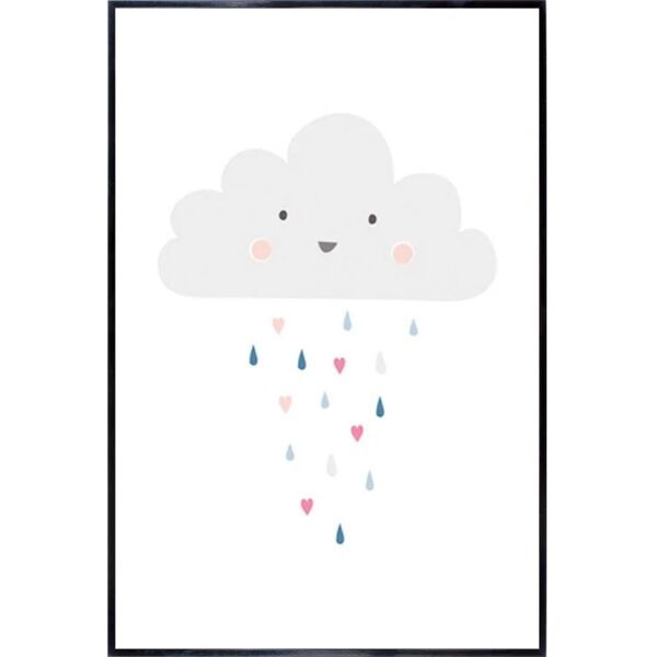 leroy merlin stampa incorniciata happy cloud 42 x 52 cm