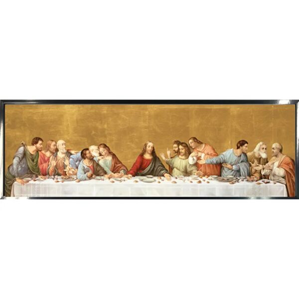 leroy merlin stampa incorniciata the last supper  22 x 62 cm