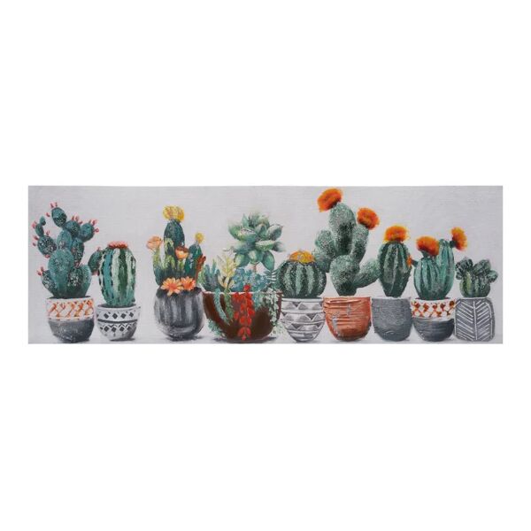 bubola&naibo dipinto su tela cactus 30x90 cm