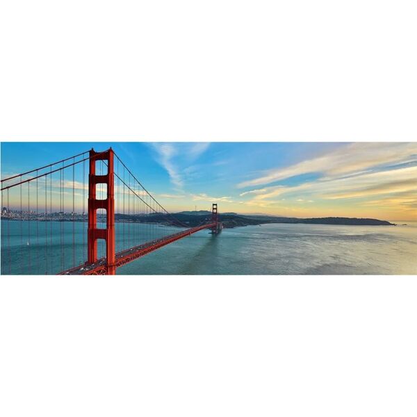 inspire stampa su tela golden gate bridge 125x40 cm