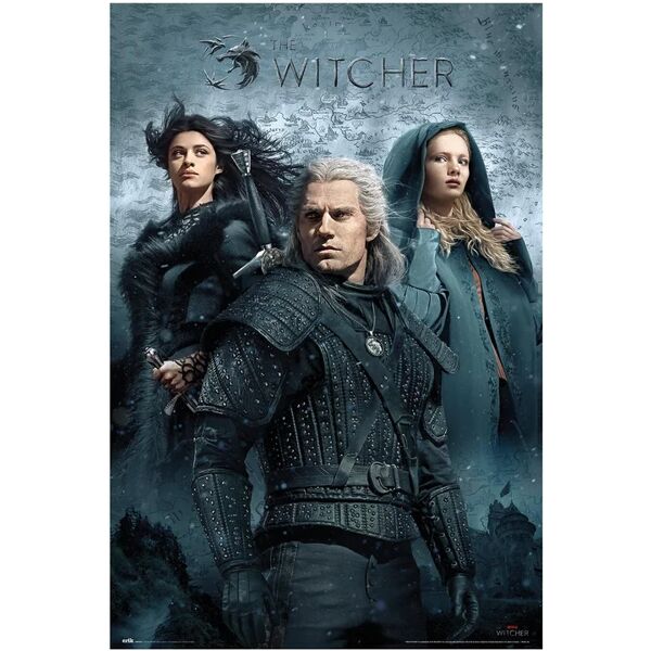 leroy merlin poster the witcher chracters 61x91.5 cm