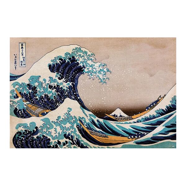 leroy merlin poster the great wave 91.5x61 cm