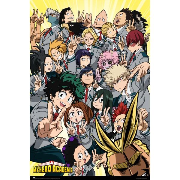 leroy merlin poster my hero academia - u.a. class 61x91.5 cm