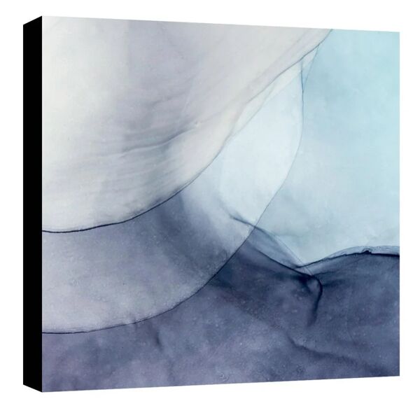leroy merlin stampa su tela astratto blu/grigio 30x30 cm