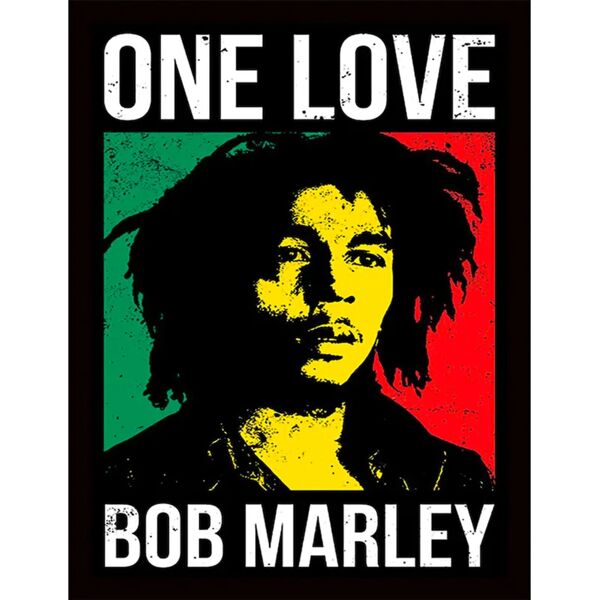 leroy merlin stampa incorniciata bob marley one love 34 x 44 cm