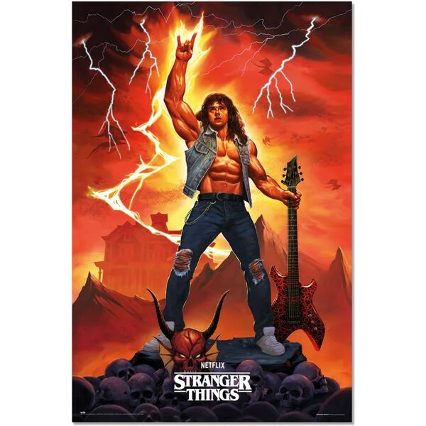 leroy merlin poster stranger things eddie 61x91.5 cm