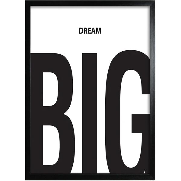 inspire stampa incorniciata dream big 52 x 72 cm