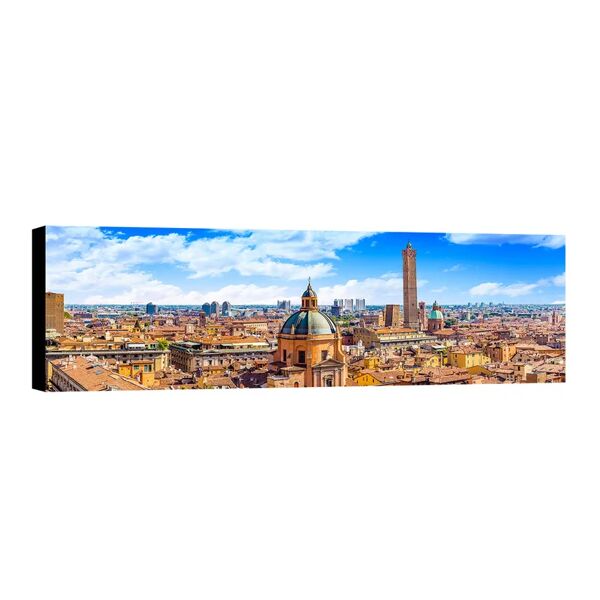 inspire quadro su tela bologna veduta 125x40 cm