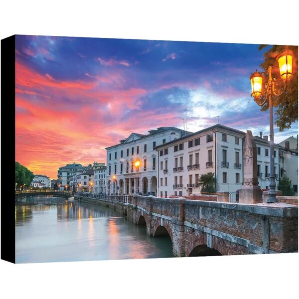 leroy merlin quadro su tela treviso ponte dante 35x24 cm