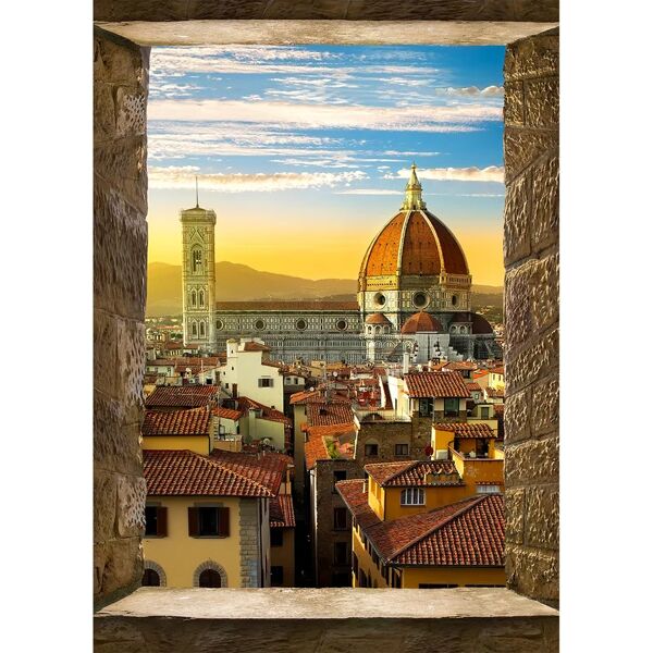 leroy merlin quadro su tela firenze finestra 35x24 cm