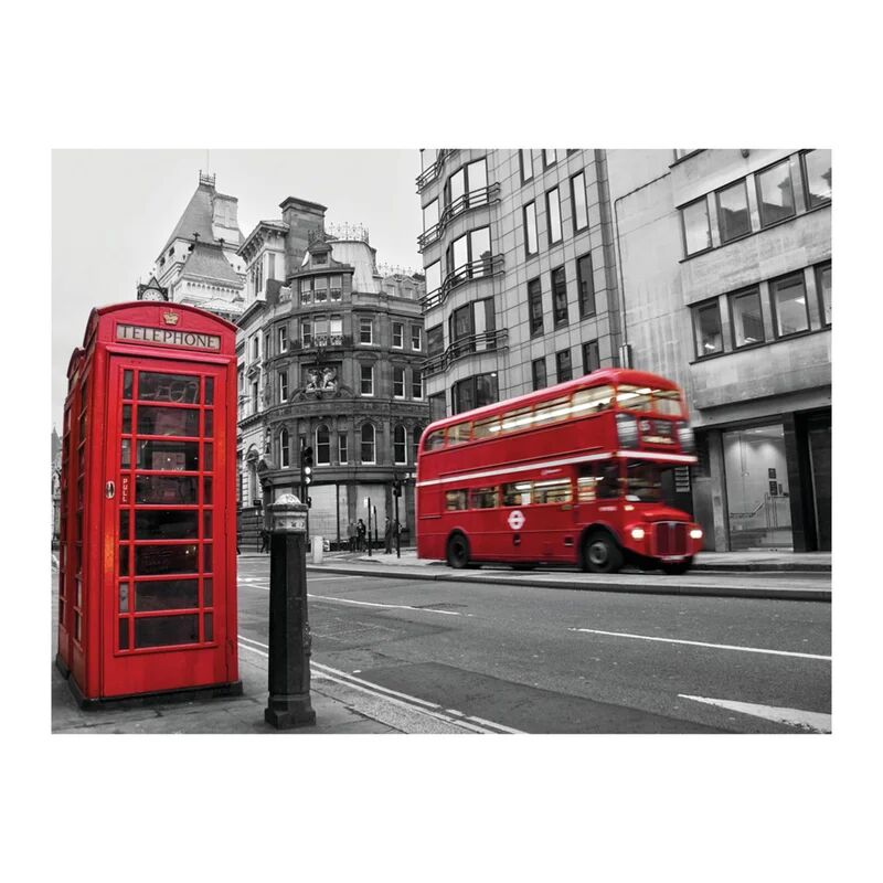 leroy merlin poster glitter london bus and phone box 60x80 cm