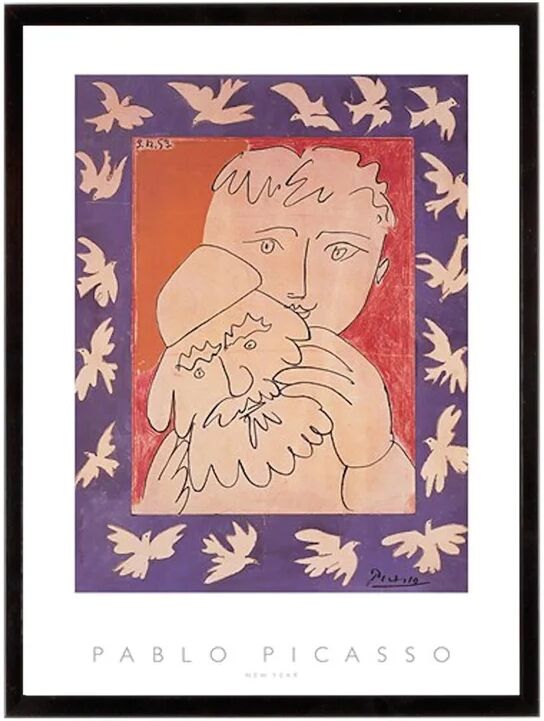 leroy merlin stampa incorniciata new year picasso 30.7 x 40.7 cm