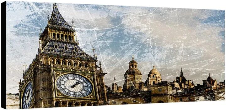 inspire stampa su tela zoom big ben 120x60 cm