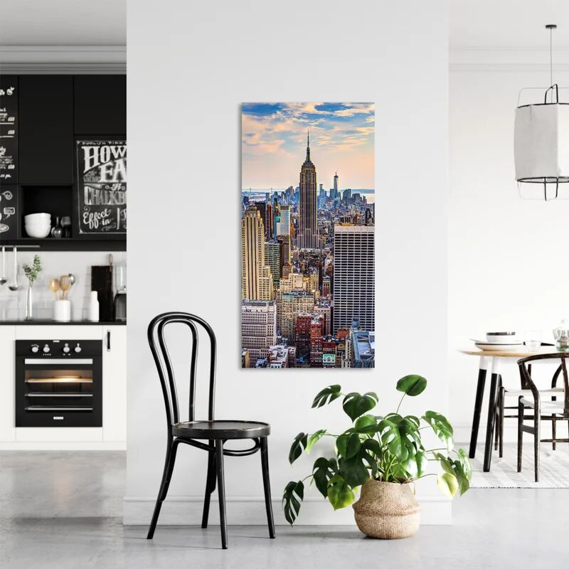 inspire stampa su tela new york panorama su empire 1 120x60 cm