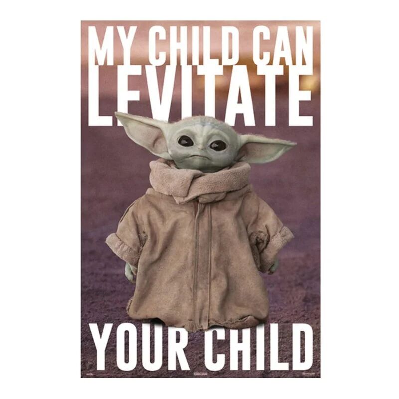 leroy merlin poster baby yoda 61x91.5 cm