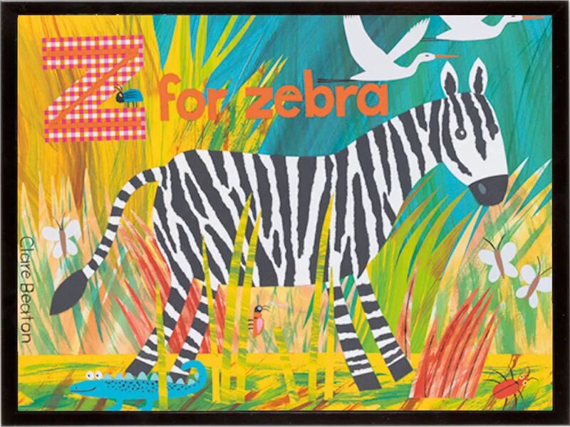 leroy merlin stampa incorniciata z for zebra  32 x 42 cm