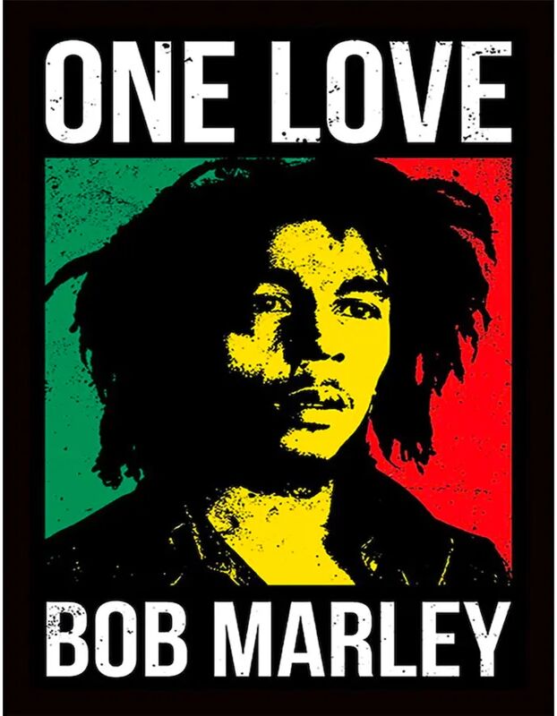 leroy merlin stampa incorniciata bob marley one love 34 x 44 cm