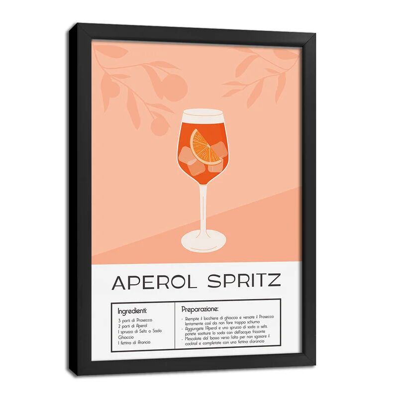 gps stampa incorniciata aperol spritz 20 x 30 cm