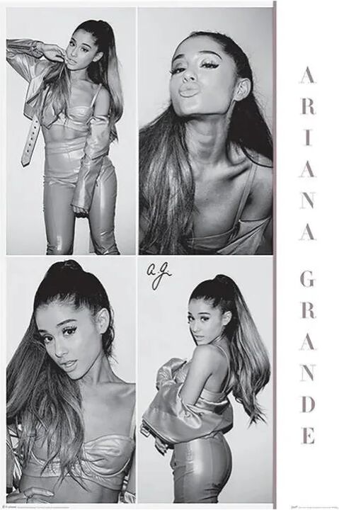 leroy merlin poster ariana grande b&w 61x91.5 cm