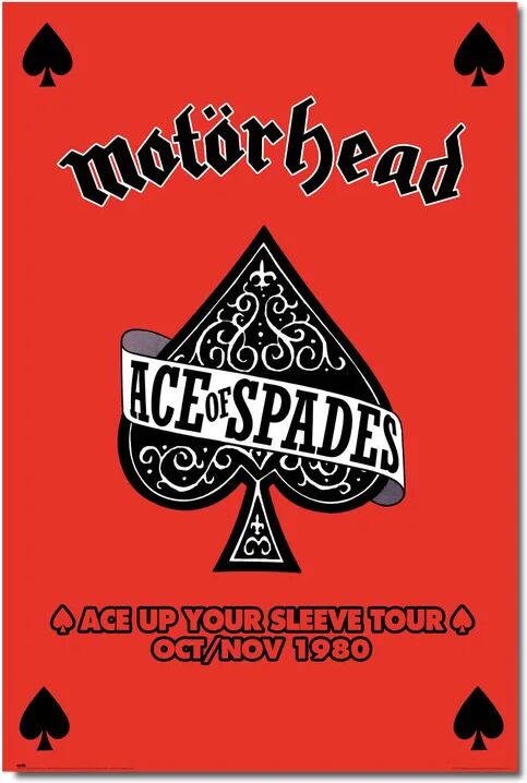 leroy merlin poster motorhead ace up your s 61x91.5 cm