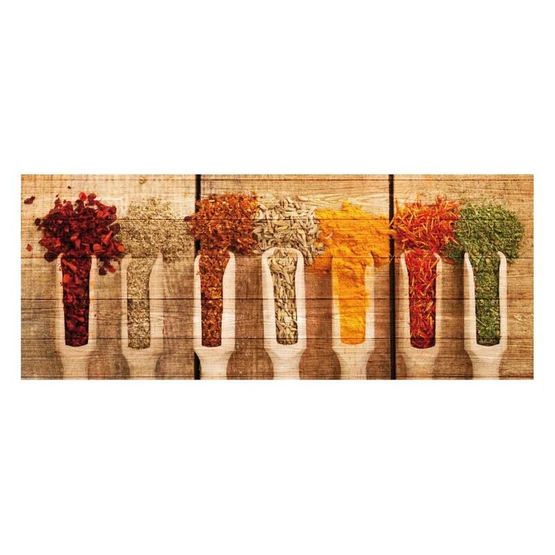 Inspire Stampa su legno Colorful Spices 20x50 cm