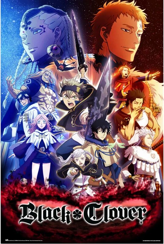 Leroy Merlin Poster Black clover 61x91.5 cm