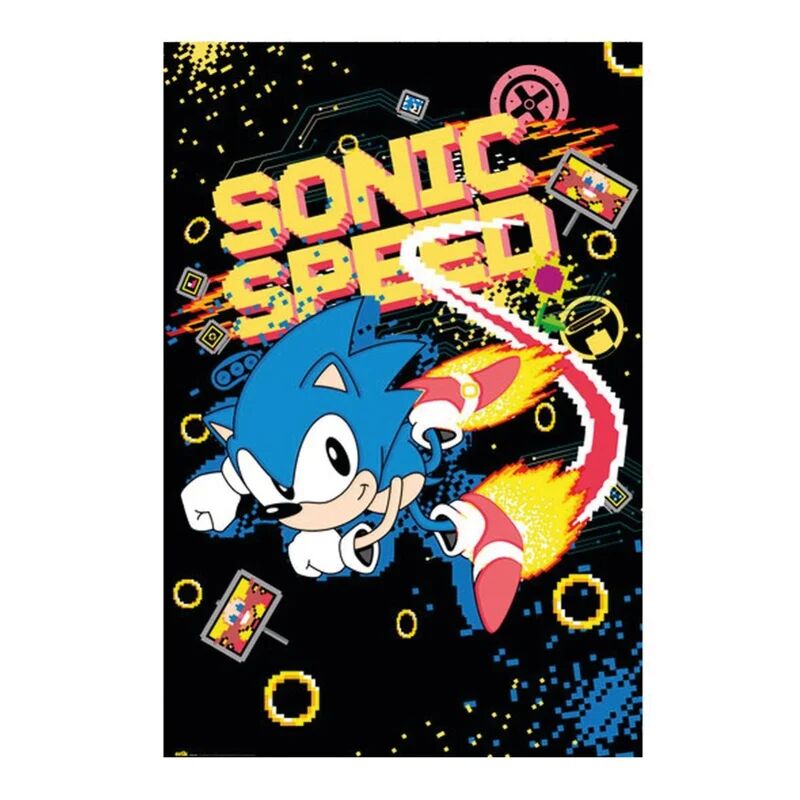 Leroy Merlin Poster Sonic speed 61x91.5 cm