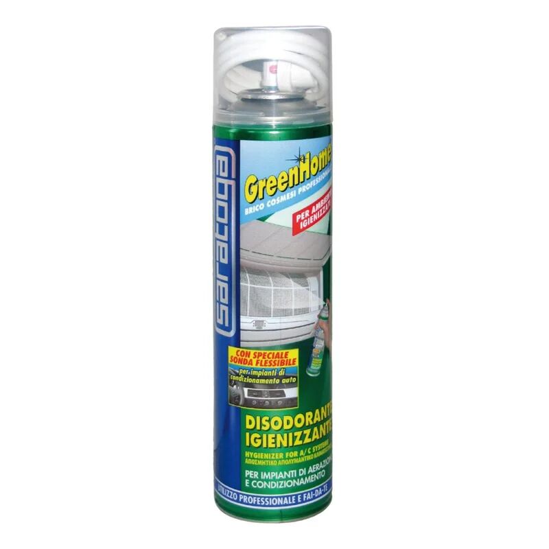 saratoga pulitore spray  greenhome deodorante igienizzante 0.4 l