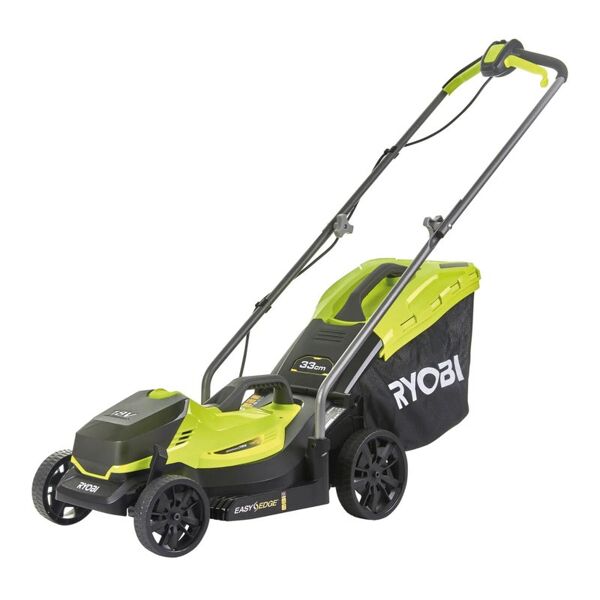 ryobi tagliaerba a batteria a spinta  rlm18c33b25 18v l 33 cm, 1 batteria inclusa