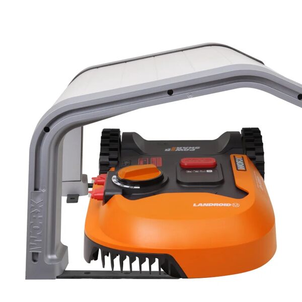 worx robot tagliaerba  wr141e + garage wa0194 batteria litio (li-ion) 20 v lunghezza di taglio 18 cm