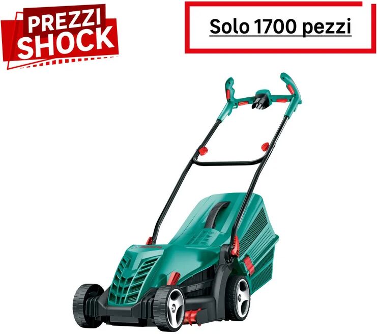 bosch tagliaerba elettrico a spinta  1400 w l 36 cm