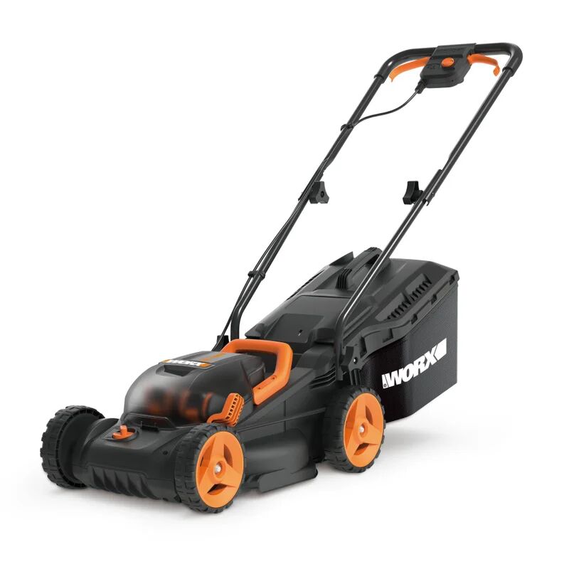 worx tagliaerba a batteria a spinta  wg779e 40v l 34 cm, 2 batterie incluse