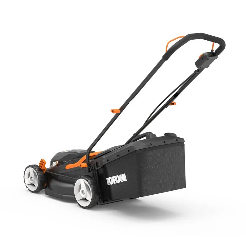 worx tagliaerba a batteria a spinta  rasaerba 2x20v 2ah + tagliabordi 20v 40v l 34 cm, 2 batterie incluse