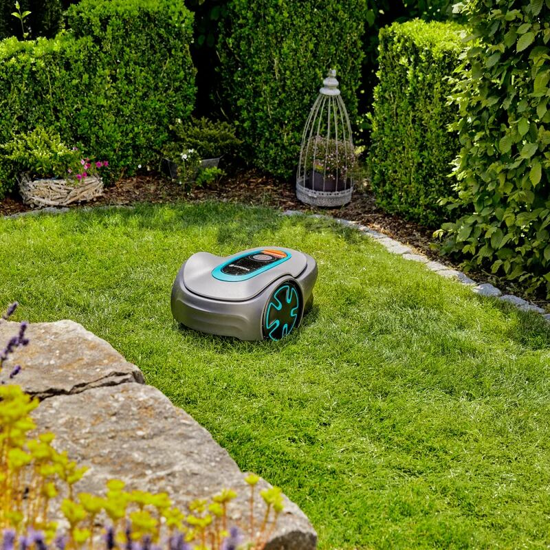 gardena robot tagliaerba  sileno minimo 250 m2 batteria litio (li-ion) 18 v lunghezza di taglio 16 cm