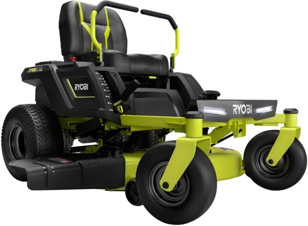 ryobi trattorino tagliaerba a batteria  ztr480ex 48 v l 106 cm