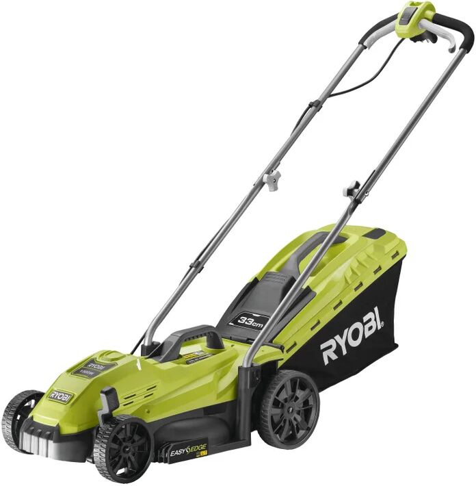 ryobi tagliaerba elettrico a spinta  1300 w l 33 cm