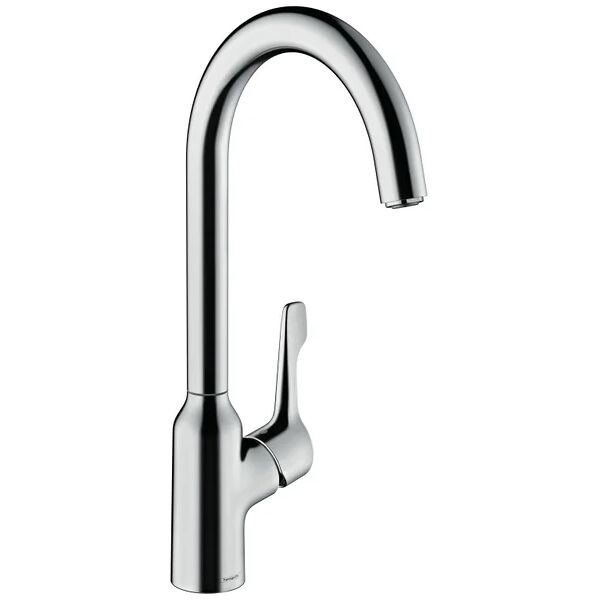 hansgrohe miscelatore da cucina focus m43 collo di cigno cromato,  cromato