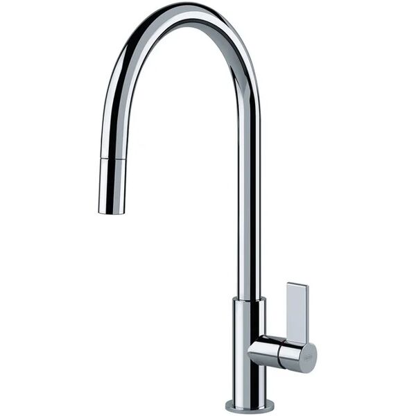 franke ambient pull-out miscelatore monocomando lavello con erogatore estrai 115.0373.947 chrome, 409x216 mm